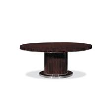 A burl wood occasional or low end table having a pentagon shape made by john widdicomb furniture company. Modern Metropolis Dining Table Dining Tables Furniture Products Ralph Lauren Home Ralphlaurenhome Com