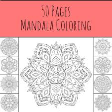 Free printable mandala and zentangle coloring pages. Huge Set Of Mandala Coloring Pages 50 Pages Pdf Svg Png New Set