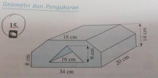 Memiliki 9 buah rusuk, serta 3 antara lain merupakan rusuk tegak. Gambar Di Samping Menunjukan Prisma Segi Enam Tak Beraturan Yang Di Dalamnya Terdapat Prisma Brainly Co Id