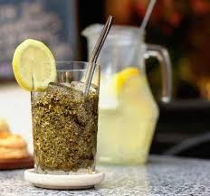 Beer and wine are also available; Terere Argentino Yerba Mate Food Yerba