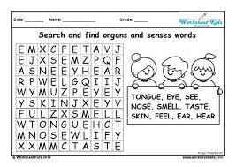 Sense Organs Crossword Puzzle Free Printable Pdf In 2020 English Stories For Kids Five Senses Worksheet Human Body Worksheets