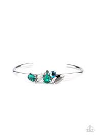 Paparazzi Bracelet Gemstone Grotto Green Paparazzi Jewelry Online Store Debsjewelryshop Com