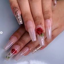Valentine S Day Nail Designs To Fall In Love With Moosie Blue Nail Designs Valentines Rose Nail Art Rose Nails 30 valentine's day nail ideas that are anything but cheesy.