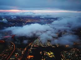 birds eye view of night earth city through cloud 的圖片搜尋結果 earth city birds eye view clouds