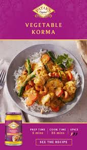 Make Vegetable Korma For Dinner With Help From Patak S Authentic Korma Curry Simmer Sauce It S An Easy And Deli Recipes Vegetarian Recipes Indian Food Recipes