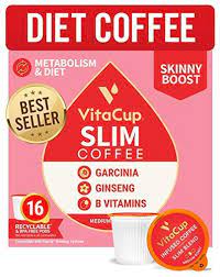 Vitacup Slim Blend Coffee Pods 16ct Diet Metabolism Garcinia Ginseng Keto Paleo Friendly Vegan B Vitamins Compatib Garcinia Slim Coffee Skinny Diet
