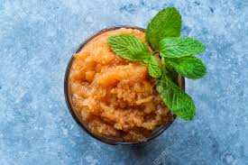 Ree adds whipped egg whites to the batter of this cake to give each layer an extra. Homemade Italian Mandarin Granita Ice Cream With Mint Leaves Stock Photo Picture And Royalty Free Image Image 152010203