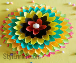 Craft home decoration ideas with paper. Home Decoration Idea Paper Floral Craft 8 Steps Instructables