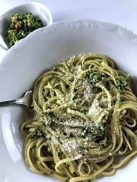 Linguine With Delicious Parsley Pesto Explore Cook Eat Recipe Spicy Recipes Side Salad Delicious