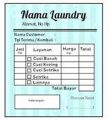 Diawali dari gang kecil dengan hanya bermodalkan 1 mesin cuci telah membuka 355 outlet di 100 kota di indonesia dari aceh sampai papua. Kumpulan Contoh Nota Laundry Lengkap Dan Gratis Tips Mendesain