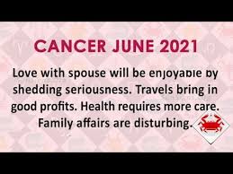 Venus, the ruler of your horoscope, has been 'out of bounds' since october 11, and remains this way… cancer taurus and cancer. Cancer Horoscope Predictions For June 2021 Youtube