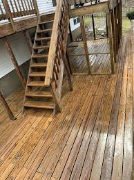Materials (for 4 foot wide, 8 step flight of deck stairs) 3 of 2″ x 12″ by 12′ pressure treated lumber for the stringers 8 of 2″ x 6″ by 8′ lumber for stair treads 2 of 2″ x 4″ by 10′ lumber for the rails How To Clean Pressure Treated Wood Deck Laptrinhx News