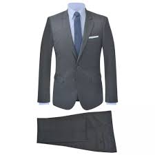 Todelt Herredress Rutete Antrasitt Storrelse 50 Denne Smarte Todelte Rutete Forretningsdressen Er Ikke Bare Perfekt For Anledninger Som Bryl Med Bilder Kostym Rutig Man