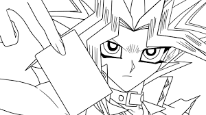 Yami yugi render 4 duel terminal . Yami Yugi Coloring Pages