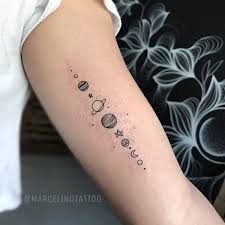 90 Amazing Solar System Tattoo Designs And Ideas With Meaning