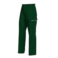 Pantalon homme coupe droite 7/8ème en tissu vert ratp. Pantalon De Travail Homme Vert