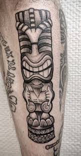 Hawaiian tiki totems are spiritual figures who use their big, scary mouths and menacing expressions to frighten away evil. Polynesian Tattoo Designs Cool Ideas Designs Examples