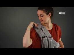 How To Use Caboo Organic And Cotton Blend Carriers Instructions Youtube Caboo Soft Baby Carrier Cotton Blend