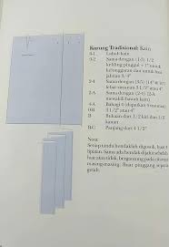 Secara umum terdiri daripada baju berwarna cerah dan seluar panjang warna biru. Draf Pola Baju Kurung Traditional 2 Baju Kurung Sewing Techniques Pattern Making