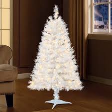 Holiday Time Prelit Spruce Christmas Tree 4 Ft White Walmart Com Pine Christmas Tree Spruce Christmas Tree 4ft Christmas Tree