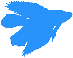 Download Betta Fish Silhouette Free Vector Silhouettes Creazilla