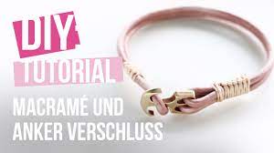 Vom segeln bis hin zum kleiden, um aufzufallen, hilft das herren anker armband oder das angelhaken armband, es mit stil zu tun. Schmuck Machen Trendy Armband Mit Anker Verschluss Und Macrame Diy Youtube