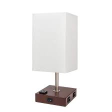 Check spelling or type a new query. China Jlt 9449 Square Brown Wooden Base Table Lamp Bedside Nightstand Lamp With Dual Usb Ports And Outlet China Usb Charging Table Lamp Usb Table Lamp