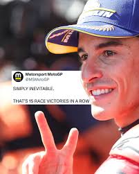 Marc Marquez hasn't lost in MotoGP since June 7.