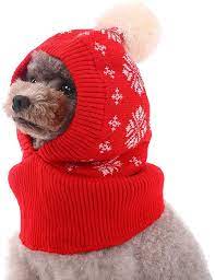 Amazon Com Kuoser Dog Winter Hat Dog Knitted Hat Pet Christmas Winter Warm Caps Cute Accessories Neck Ear Warmer Ho In 2021 Winter Dog Christmas Animals Winter Hats