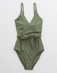 Aerie Wrap One Piece Swimsuit Cute One Piece Swimsuits One Piece Swimsuit Flattering Swimsuits