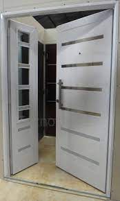 Maybe you would like to learn more about one of these? Puerta Y Media Residencial Vidriada Blanca Premium 120x200 7 890 00 Puertas De Entrada Dobles Puertas De Lamina Puertas De Aluminio Blanco