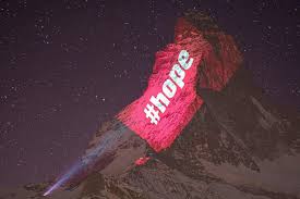 Nachdem der oktober bisher recht kühl gestartet ist, steigen die temperaturen nun wieder deutlich an. Light Projections On The Matterhorn Zermatt Switzerland