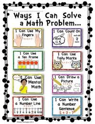 Solving Math Problems Strategy Posters For Addition Common Core Math Word Walls Math Strategies Posters Math Strategies