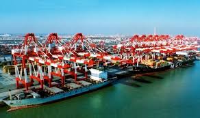 Qingdao China Adjoining The Yellow Sea And Located At The Shandong Peninsula The Qingdao Port Is Ranked Seventh In The L Container Terminal World Sea Port