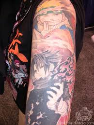 Naruto And Sasuke Sleeve Anime Tattoos Sleeve Tattoos For Women Naruto Tattoo