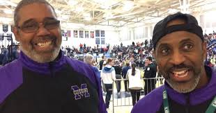 Middletown boys basketball coaches Pete Pullen (left) and Darnell Hoskins