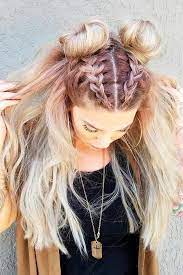 10 Charming Top Knot Hairstyles Lovehairstyles Com Easy Hairstyles For Long Hair Hair Styles Medium Hair Styles
