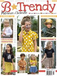 Das kostenlose schnittmuster ist ideal für den sommer. B Trendy Nr 16 Fruhling Sommer 2021 Schnittmuster Zeitschrift Fur Kinder