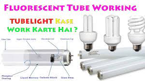 The uv light is converted into standard visible light using a phosphor coating on the inside of the tube. Explained Fluorescent Tube Lamp Working Youtube