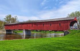 The bridge was build by james tasker. Last Covered Bridge In All Of Ontario Great Place For Photos West Montrose Covered Bridge Kissing Bridge Waterloo Traveller Reviews Tripadvisor