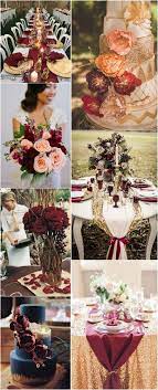 22 Romantic Burgundy And Rose Gold Fall Wedding Ideas Weddinginclude Wedding Decorations Fall Wedding Dream Wedding