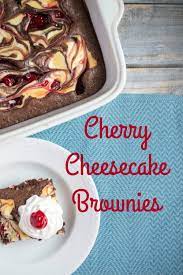 Easy Dessert Recipe Cherry Cheesecake Brownies These Decadent Brownies Are So Simple To Make But Sure Dessert Recipes Easy Easy Desserts Yummy Food Dessert