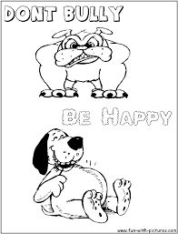 Dont Bully Coloring Page Bullying Posters Anti Bullying Posters Coloring Pages