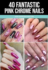 Chrome nails are becoming a manicure trend nowadays so it's time to know how to do chrome nails and take a look of the best cute nail ideas with metallic chrome powder such as gold chrome nails. Updated 40 Fantastic Pink Chrome Nails August 2020
