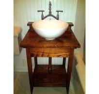 Tocador de baño artesanal de roble recuperado – Estilo ...