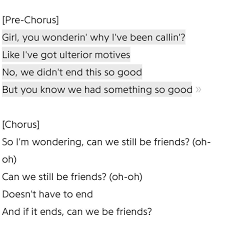 Hahah i feel so mean for this one, but you guys know it's all love around here!! Justin Beliebers Auf Twitter The Lyrics Of Friends This Song Would Be Perfect To Prank Your Ex Boyfriend Bestfriend Haha