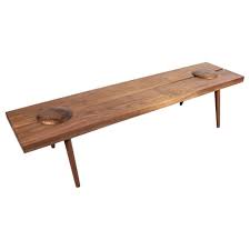 Amazing gallery of interior design and decorating ideas of bench coffee table in living rooms, dens/libraries/offices, dining rooms, kitchens. Studio Dome Bench Or Coffee Table In Figured Walnut By Michael Rozell Usa 2020 For Sale At Pamono