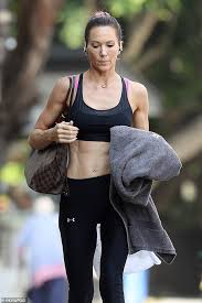 Clarke has a background in modelling and acting since 1999. Kyly Clarke Reveals Her Slender And Ripped Figure A Crop Top And Leggings After Working Out Daily Mail Online