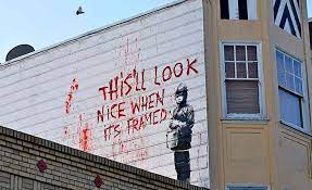 His work often engages political themes, satirically critiquing war, capitalism, hypocrisy and greed. How Does Banksy Make Money Or A Quick Lesson In Art Market Economics Art For Sale Artspace