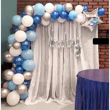 Best blue birthday decorations from the inspired occasion magical 1st birthday in blue white. 103pcs Blue Silver Balloon Garland Arch For Boy Birthday Party Decorations Lazada Ph
